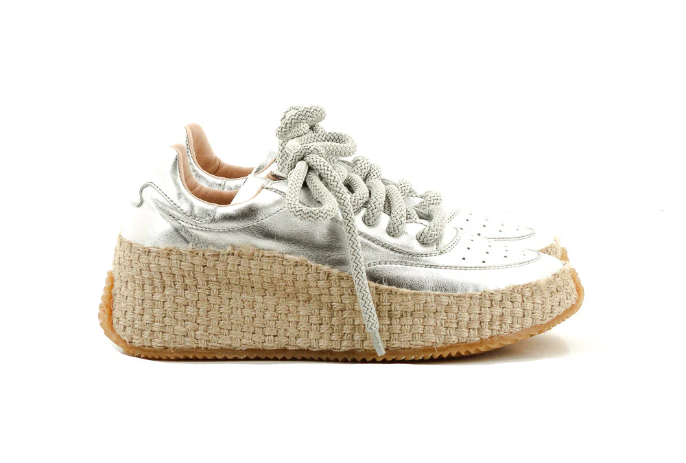 PRIMA BASE - SNEAKERS 47517 MET ARGENT