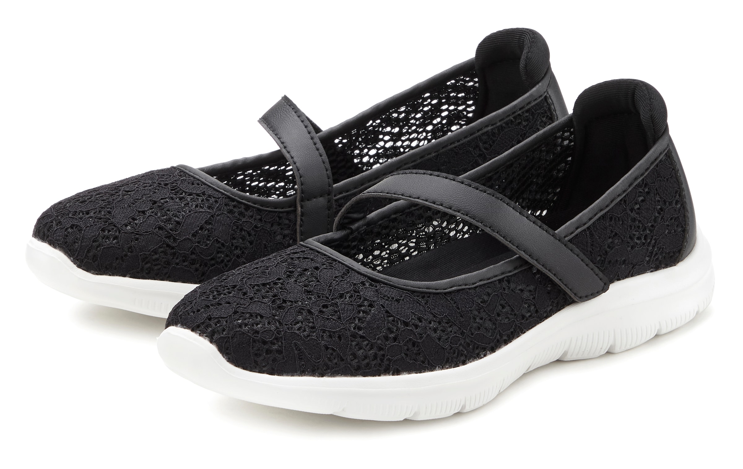 LASCANA Slipper  Halbschuh superleicht und bequem mit modischer Spitze VEGAN