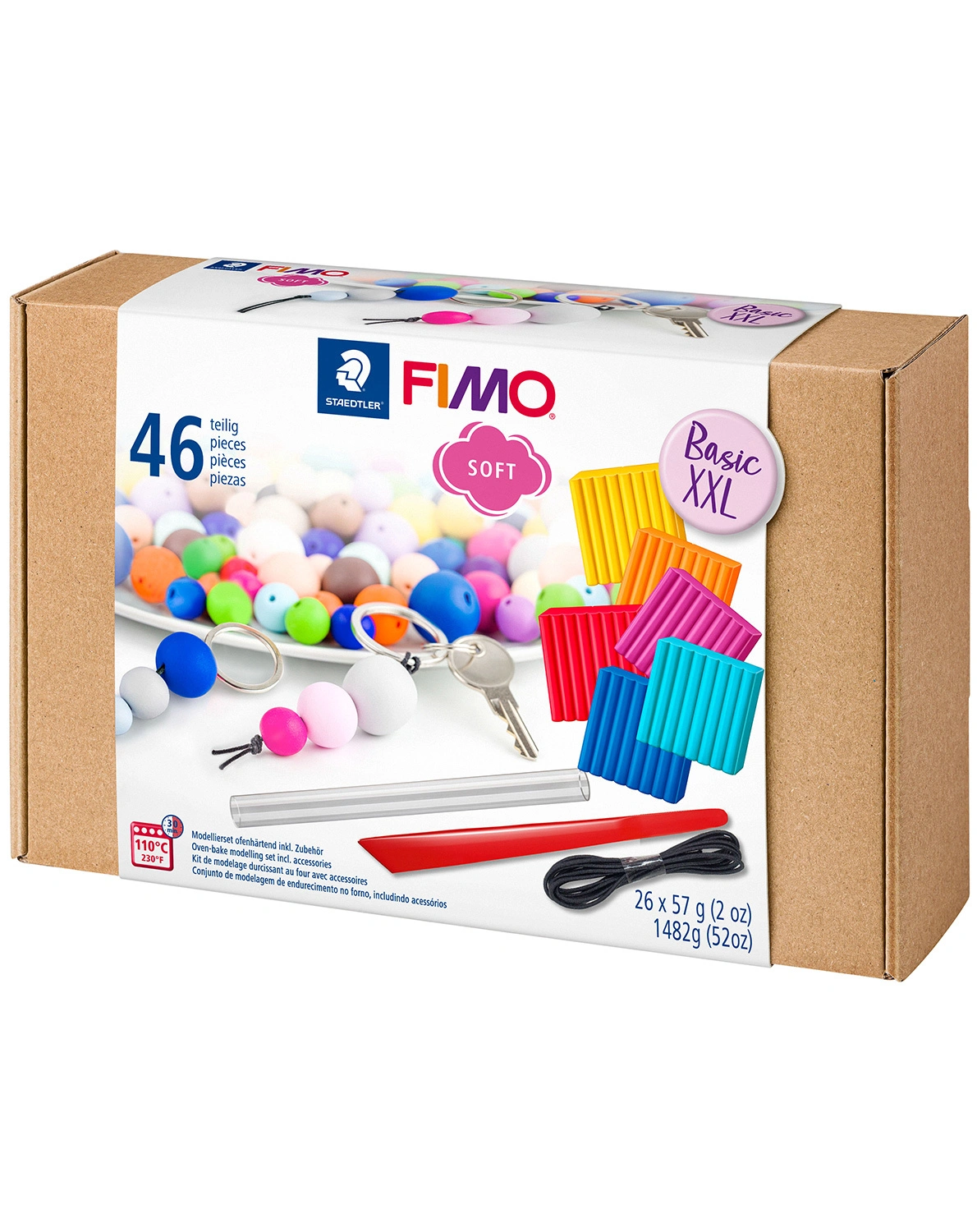 Modellierset FIMO® SOFT BASIC XXL