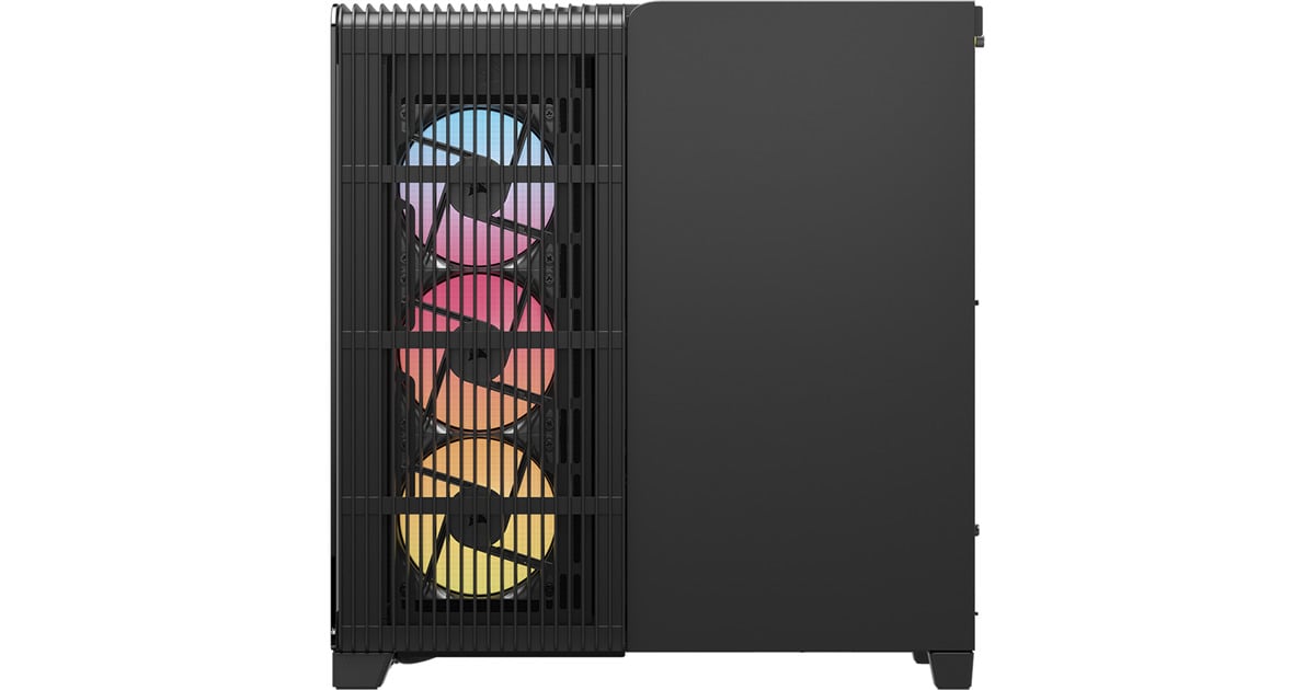 CorsairFRAME 4500X RS-R ARGB midi tower behuizing  (Zwart | 2x USB-A | 1x USB-C | Tempered Glass)