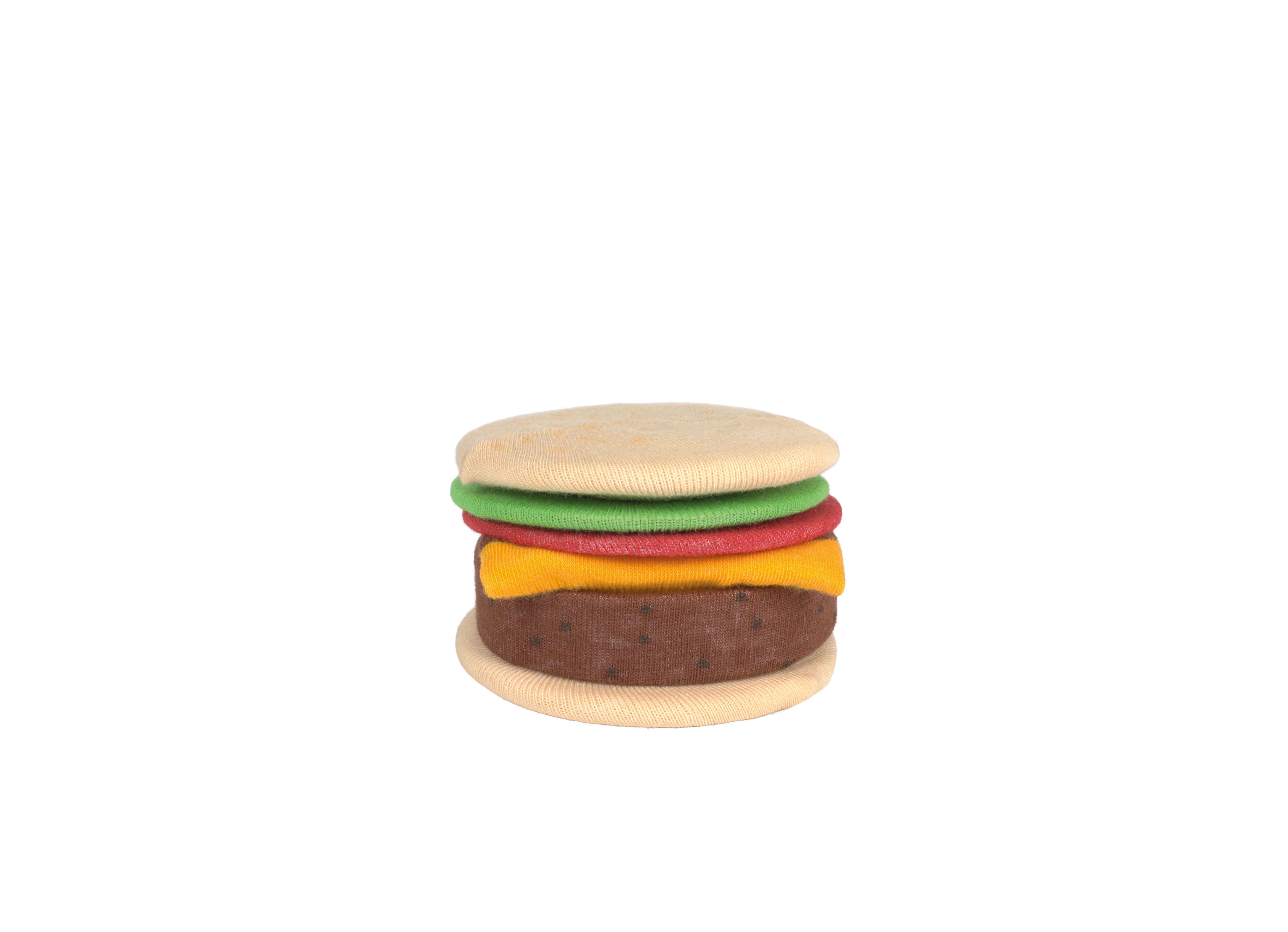 Eat My Socks  Cheeseburger strømper - Multi