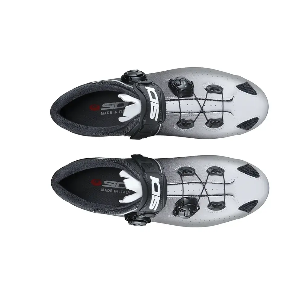 Sidi Genius 10 Mega Wielrenschoenen Wit/Zwart Heren