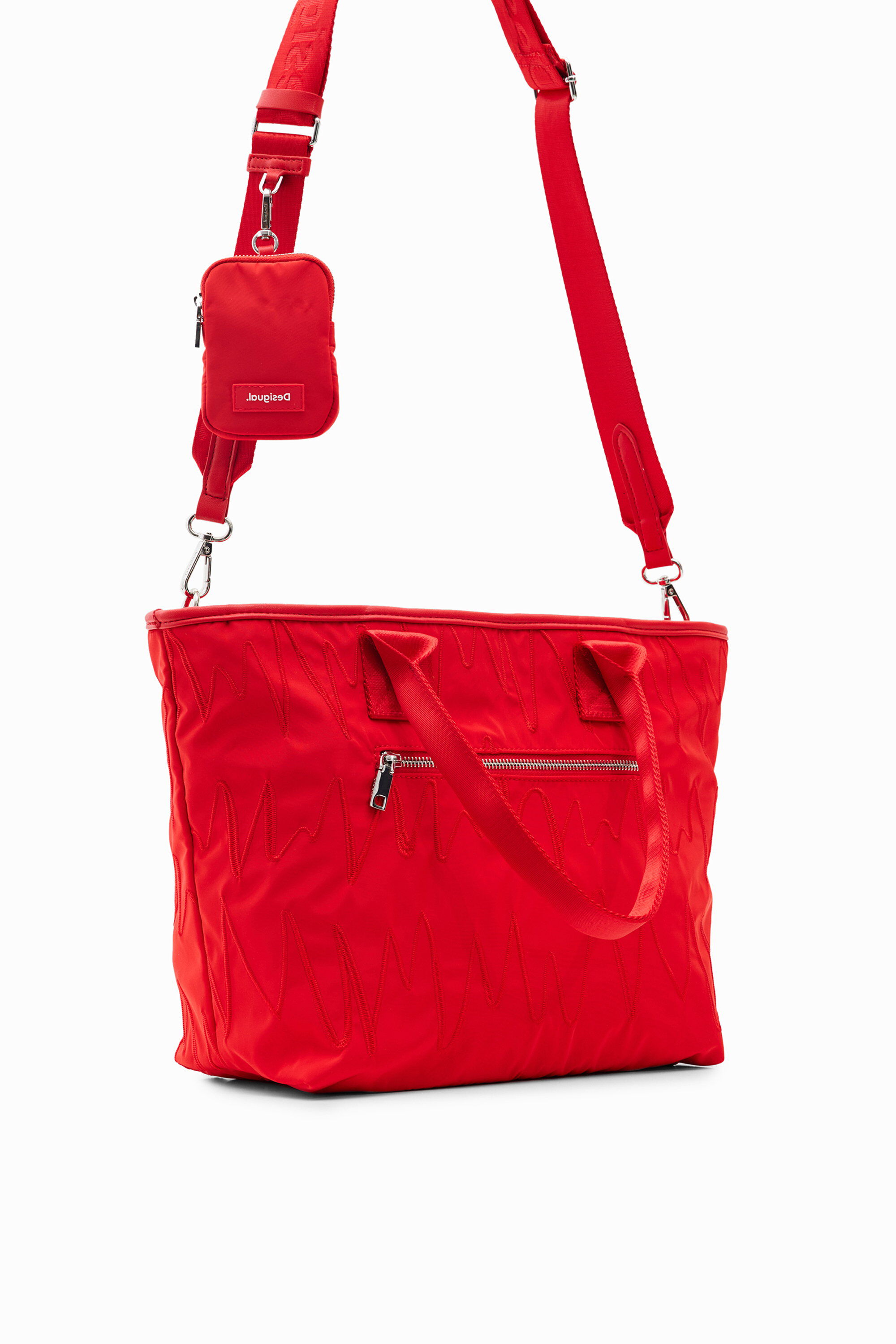 Grand sac shopper broderies