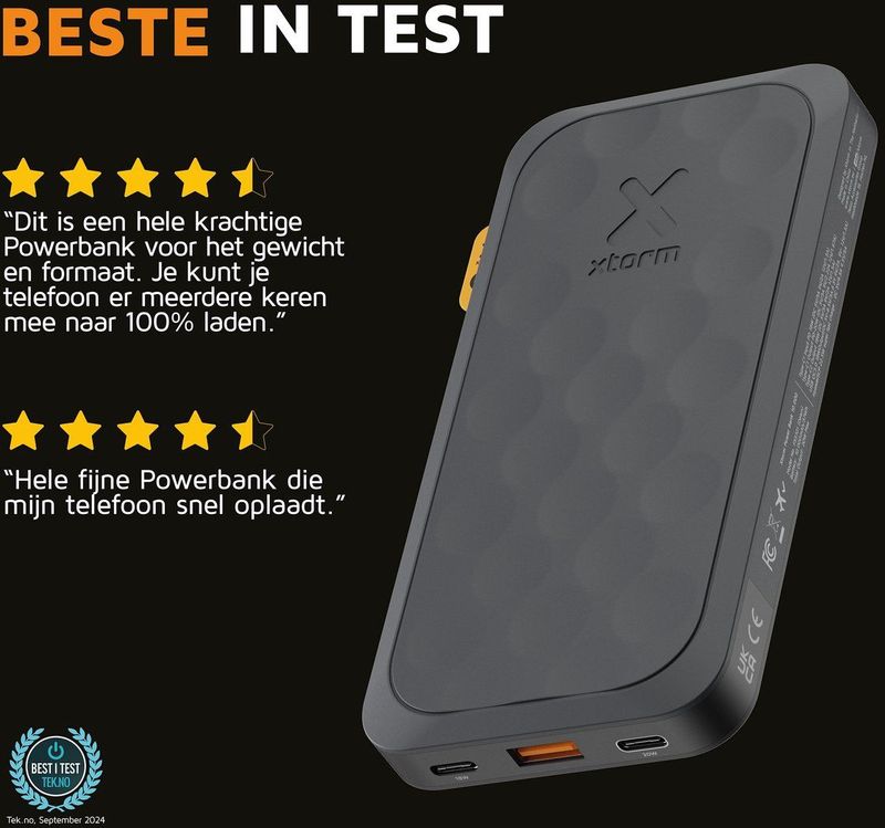 Xtorm - Fuel Series - Powerbank - Zwart - 10000 mAh - 20W