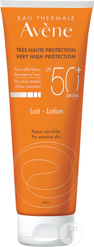 Avène Solaire IP50 Lait 100% Invisible Haute Protection Peau Sensible 250ml