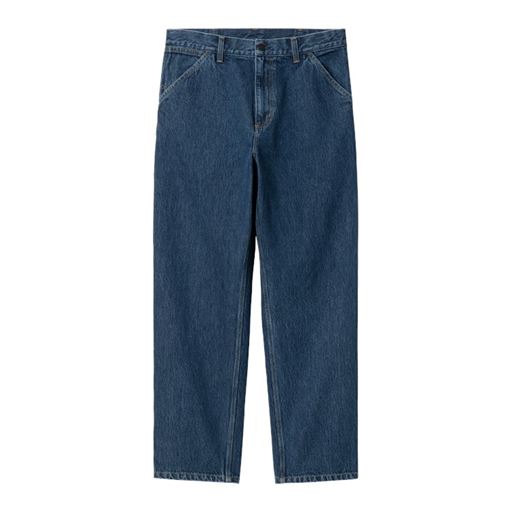 Carhartt WIP Single Knee Pant, Blue Stone Washed, W34/L32