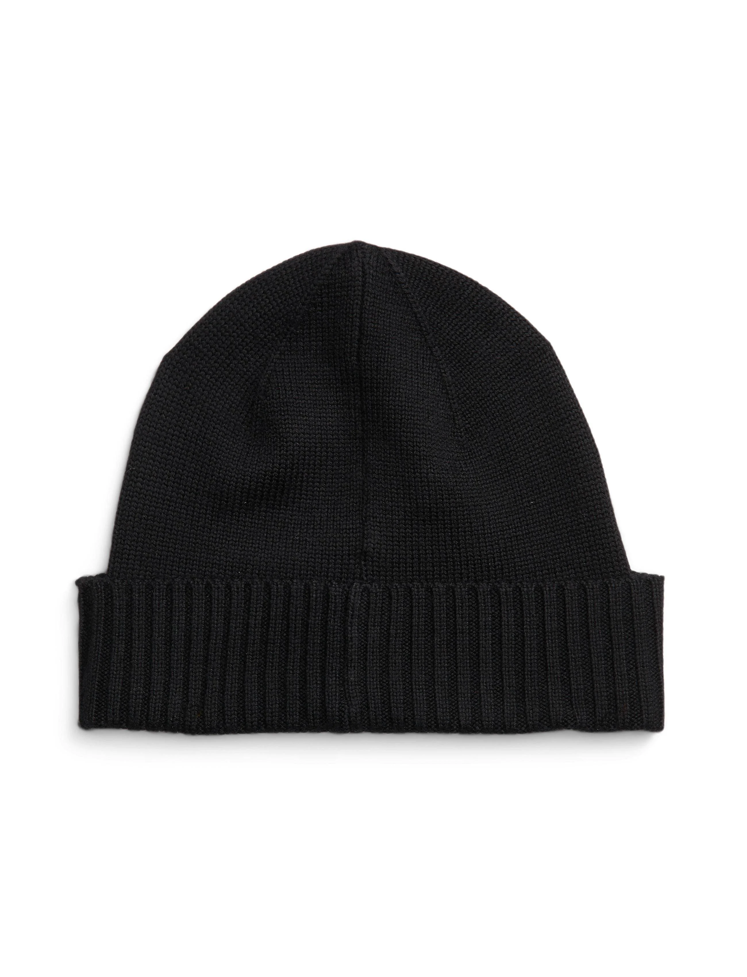 Ralph Lauren gebreide muts met logo zwart