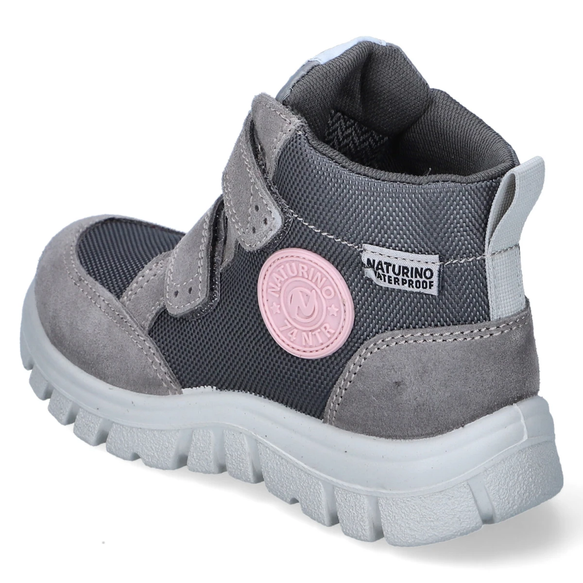 NaturinoKlettstiefeletten GEMINAE - DARK GREY-ROSE