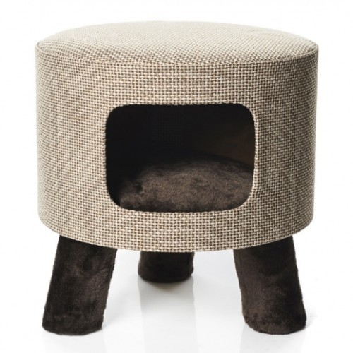 Arranhador duplo para gatos Kattens No.1 Hue Bii, cor latte