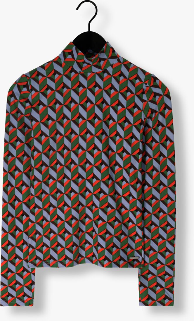 COLOURFUL REBEL multi colourful rebel  neyo graphic peached turtleneck top