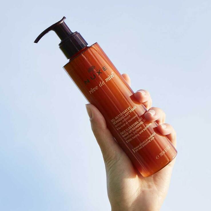 Nuxe Reve de Miel Gel Nettoyant et Demaquillant, 200 ml