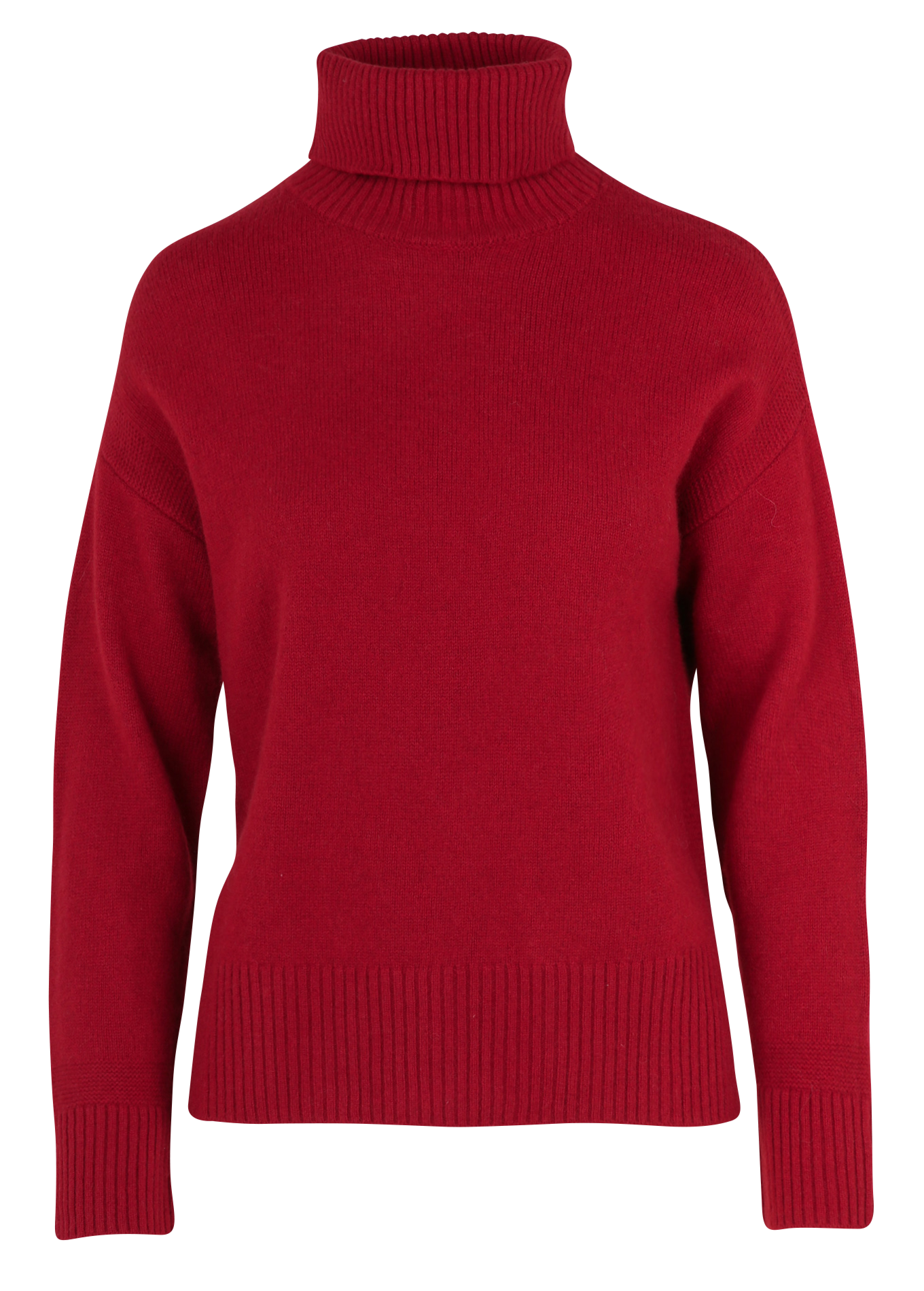 CARLOS - Pull col roulé en laine | Marron