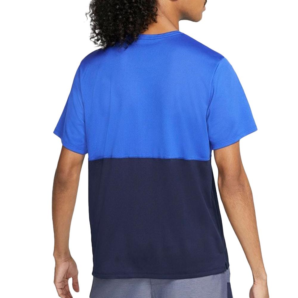 Nike T-shirt Bleu/Marine Homme Nike Run