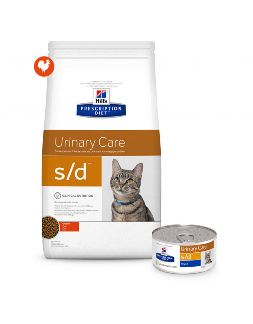 Hill's Prescription Diet S\/D Urinary Care Zak Kip - Kattenvoer