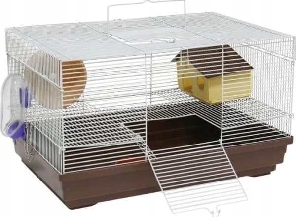 Panama Pet Panama Pet gnagerbur 47x30x27 cm hvit/brun