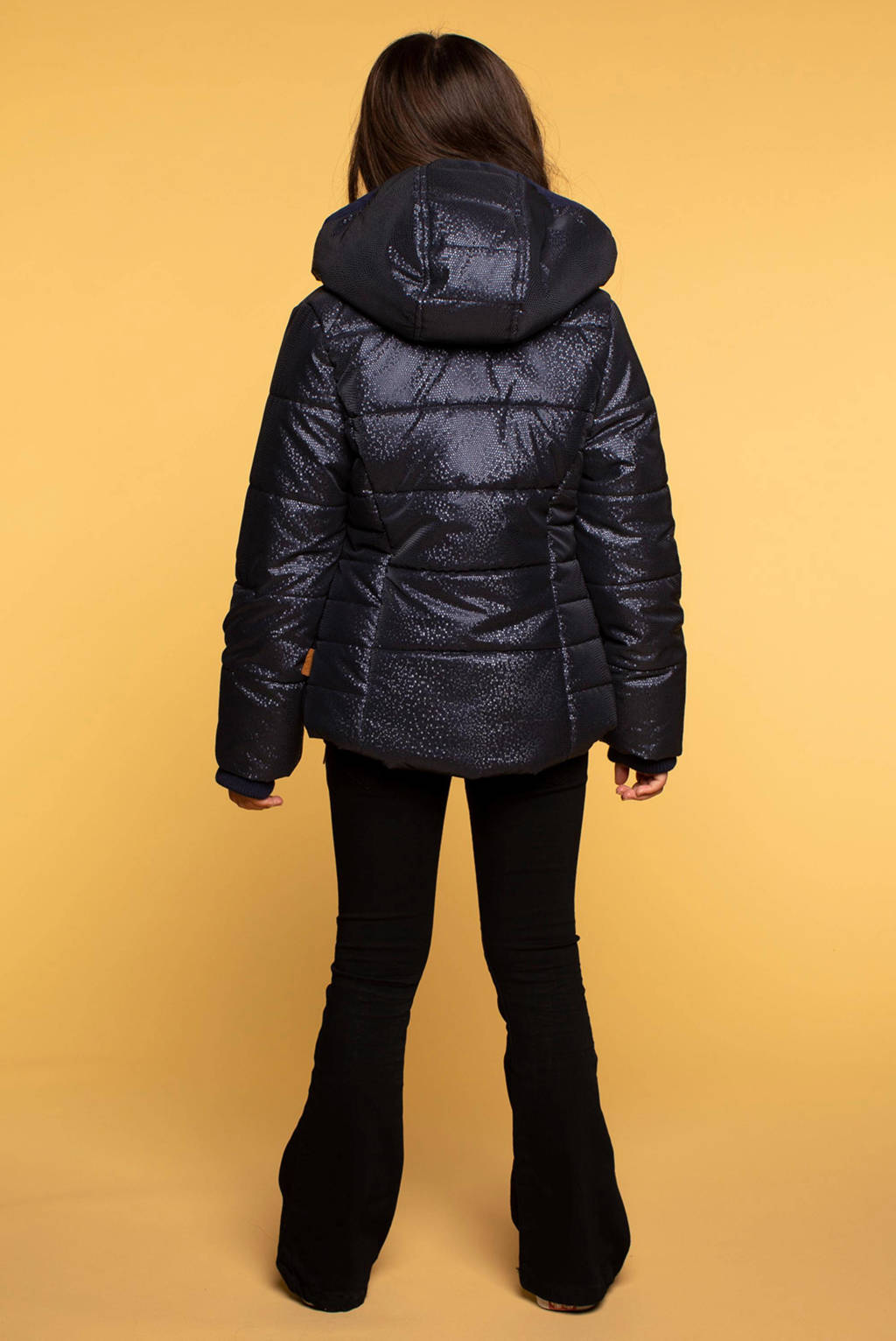 Moodstreet gewatteerde winterjas blauw