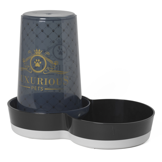 Distributeur de croquettes ou d'eau ''Luxurious'' pour chat