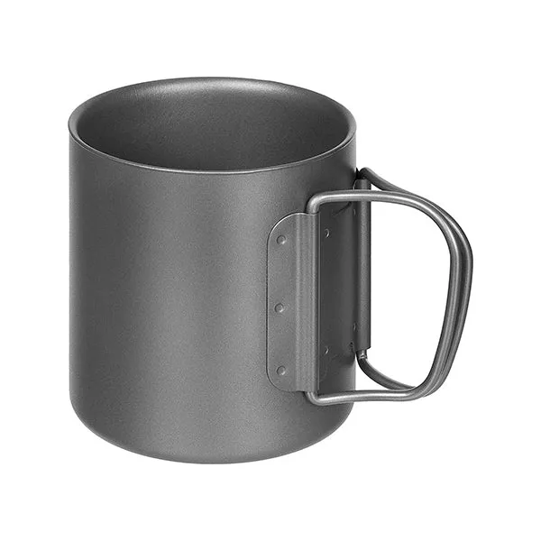 Fox Outdoor -  Tasse mit Klappgriffen Titan doppelwanding 0.3 L