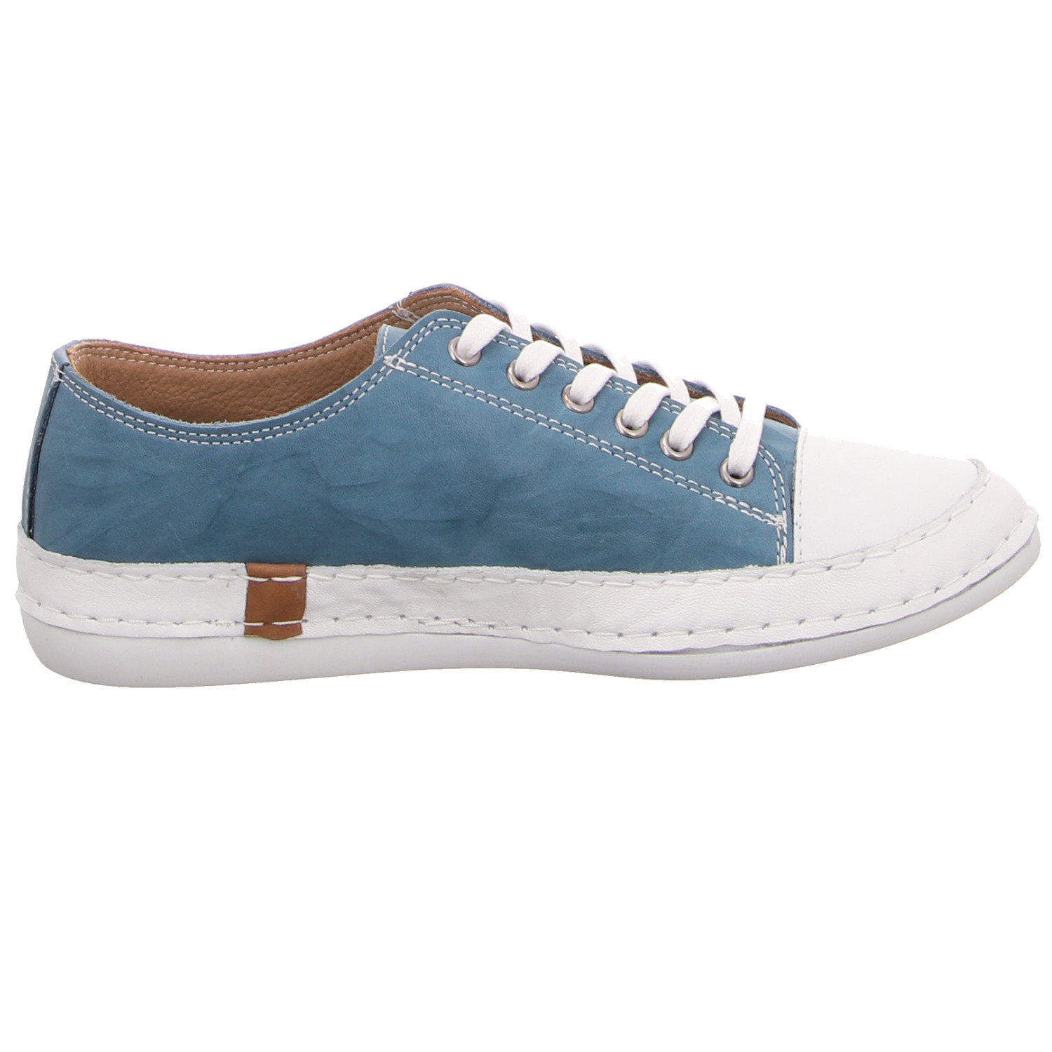 Andrea Conti Schnürhalbschuh blau