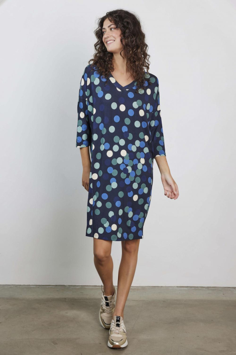 DIDI blauwe dames jurk
