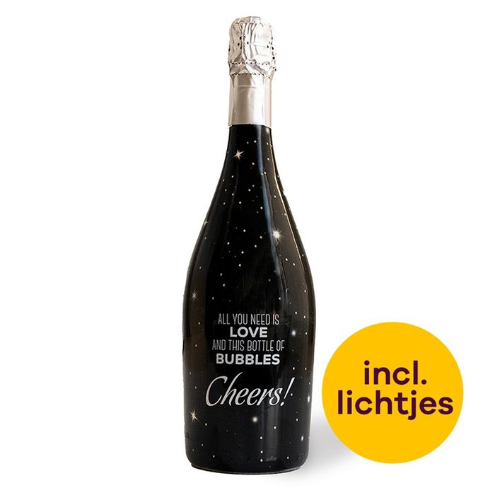 Prosecco | Cheers Vino Spumante incl. lampje | 750 ml