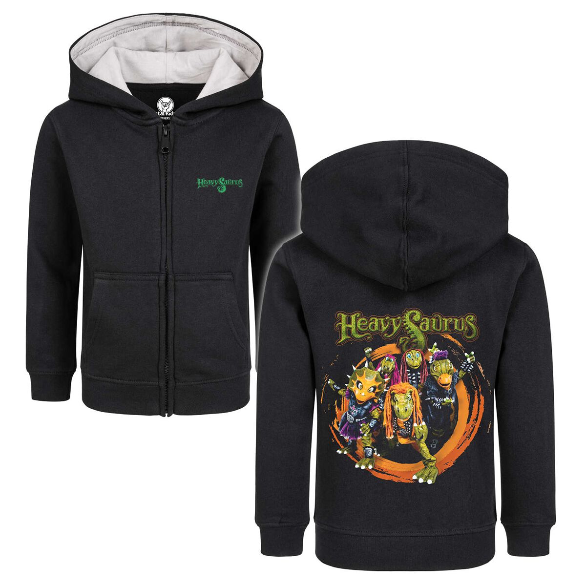 Metal-Kids - Rock 'n Rarr | Heavysaurus Vestes à capuches pour enfants