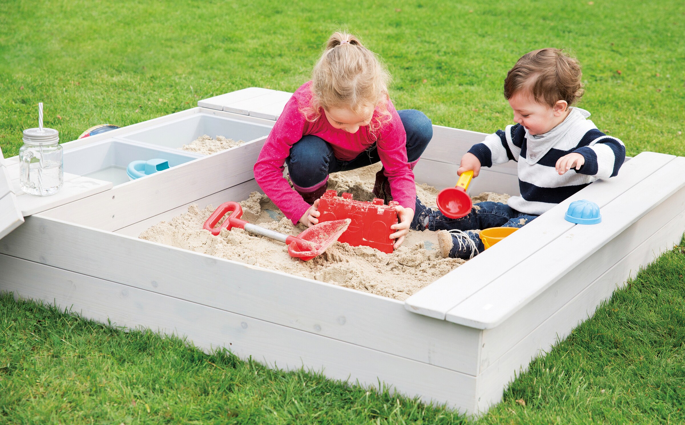 roba Sandkasten Outdoor + mit Spielwannen Outdoor +