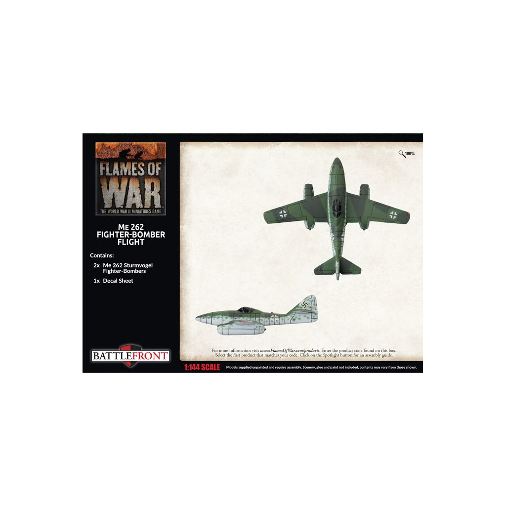 Flames of War - Me-262 Fighter-Bomber Flight