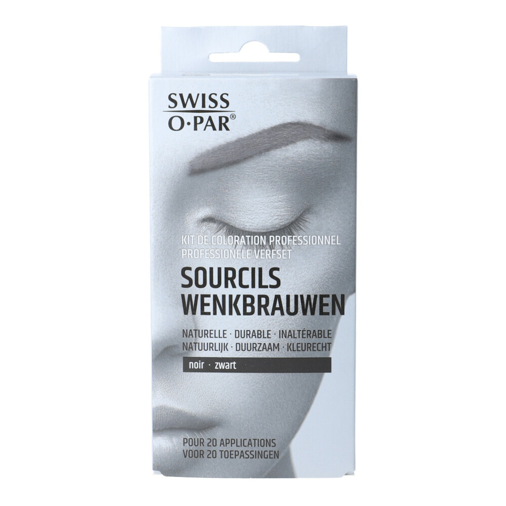 Swiss-o-Par Professionele Verfset Wenkbrauwen Zwart1 set