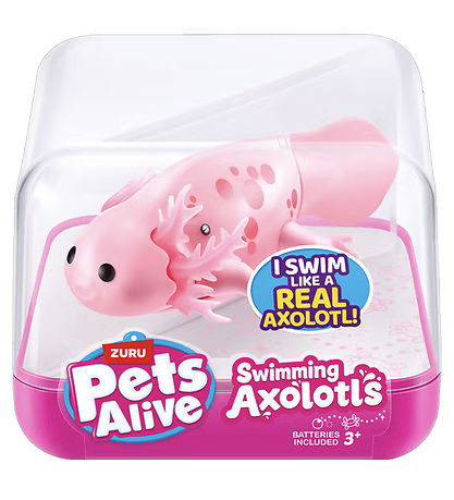 Pets Alive Badespielzeug - Schwimmen Axolotl - Rosa