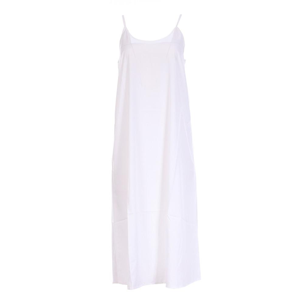 Vero Moda Robe Blanche mi-longue Femme Vero Moda Jeanett