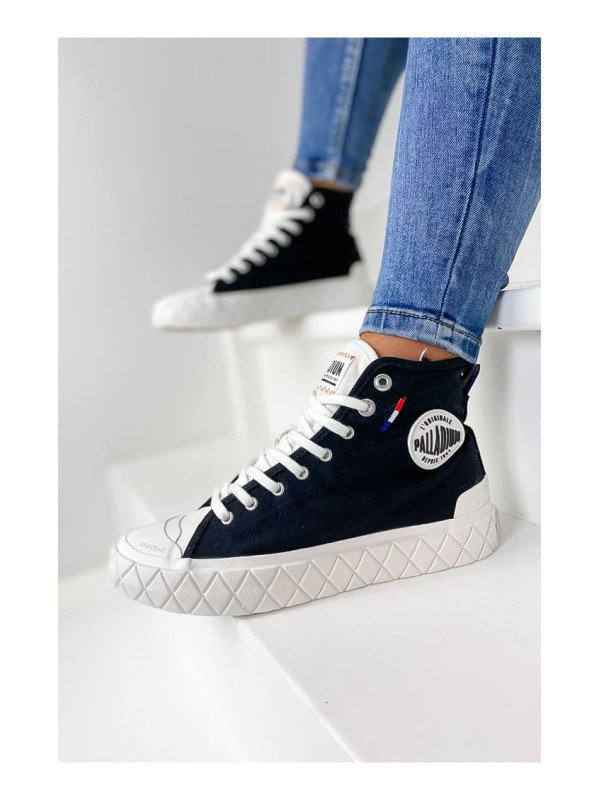 PALLA ACE CANVAS MID Black - Palladium