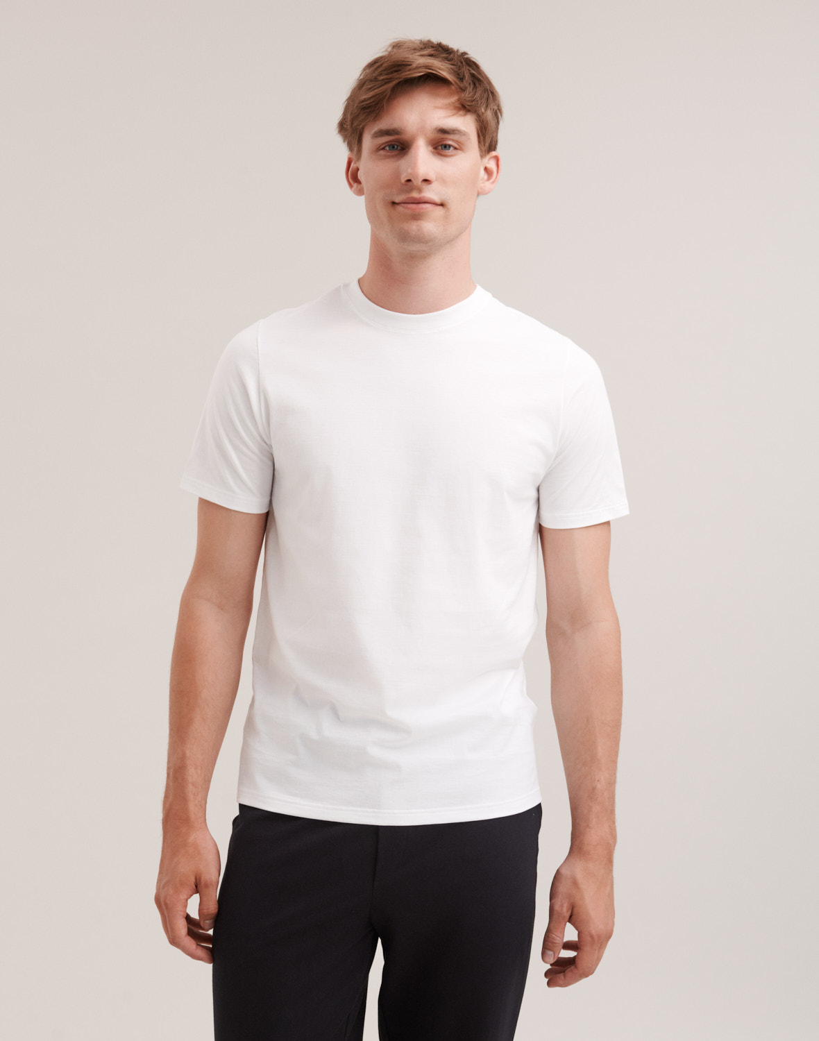 T-shirt van katoen voor heren in Groen