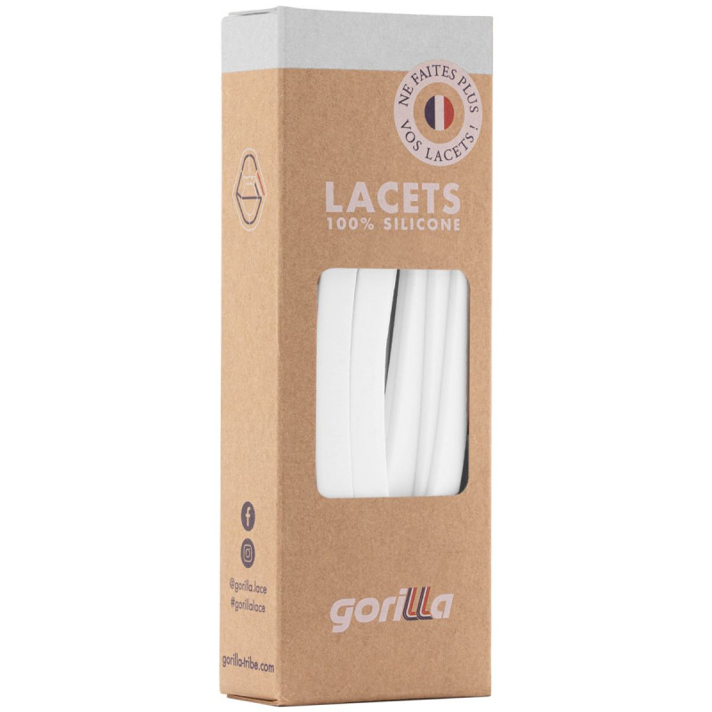 Gorilla Gorilla Lacets Larges Neige