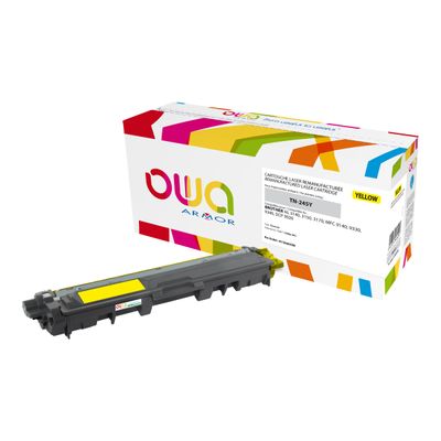 Cartouche laser compatible Brother TN245 - jaune - Owa K15660OW