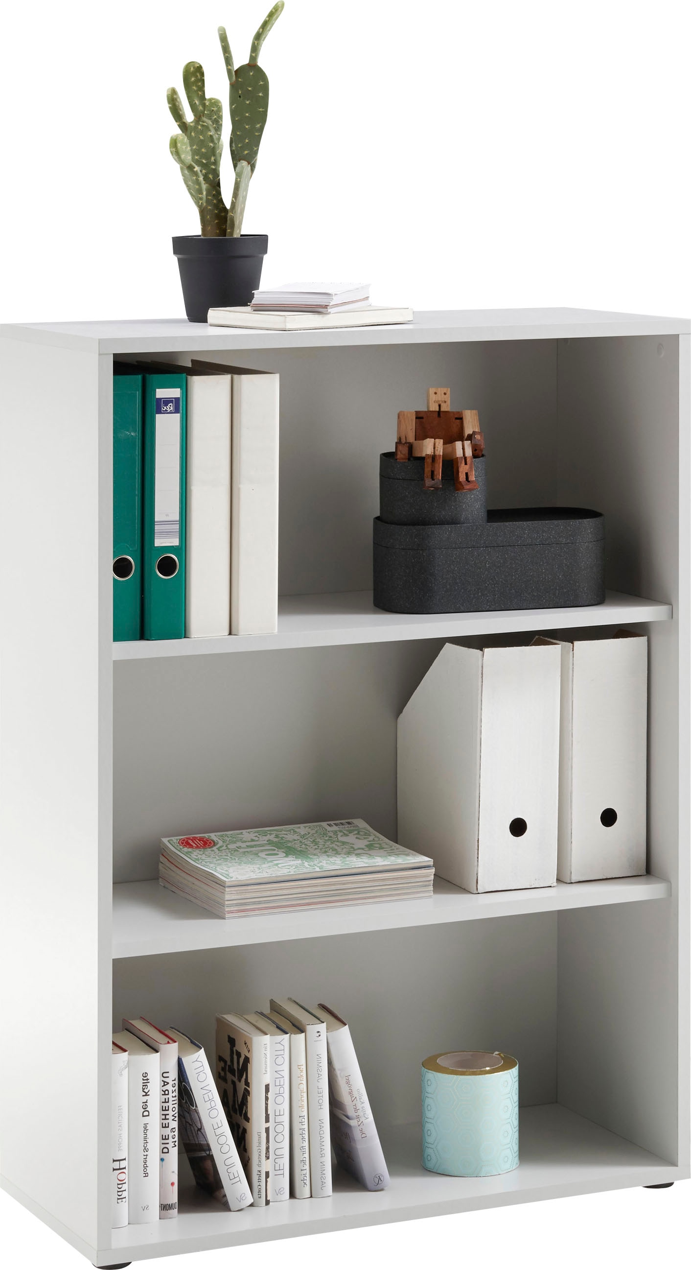 BEGA OFFICE Aktenregal »Pronto« Büroregal Lichtgrau, Bücherregal mit offenen Fächer