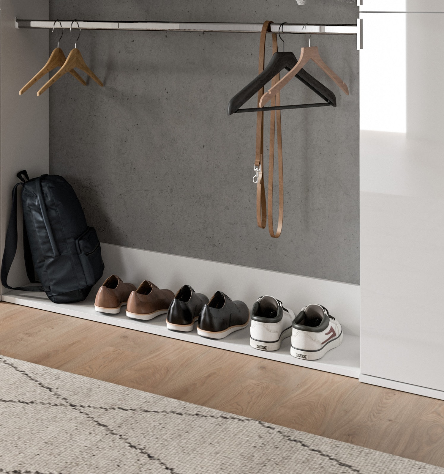 INOSIGN Garderoben-Set »Trondheim, Garderobenset 3-tlg. Breite 232 cm,« 3 Stk. tlg.