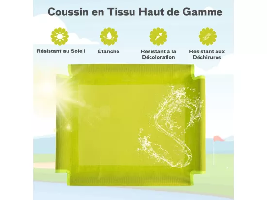 Dôme d'escalade Enfants avec Toboggan/Cage d'escalade avec Coussin en Tissu et velours-Charge 180kg/Aire de Jeux Extérieure et Intérieure pour Garçons et Filles de 3 à 10 Ans