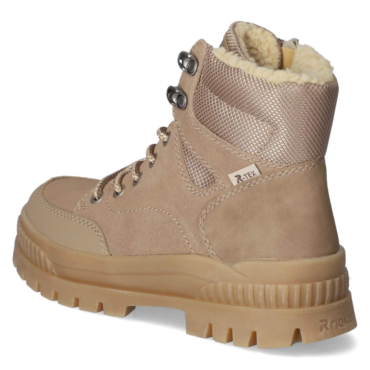 RiekerSchnürstiefeletten - BEIGE