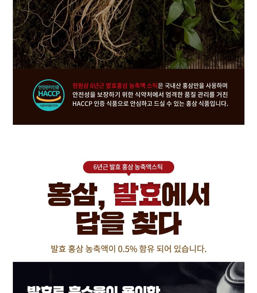 JUNGWONSAM - Koreaanse gefermenteerde rode ginseng-extractstick