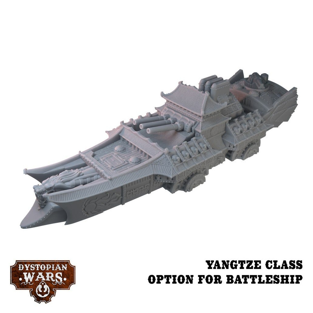 Dystopian Wars: Ning Jing Battlefleet Set
