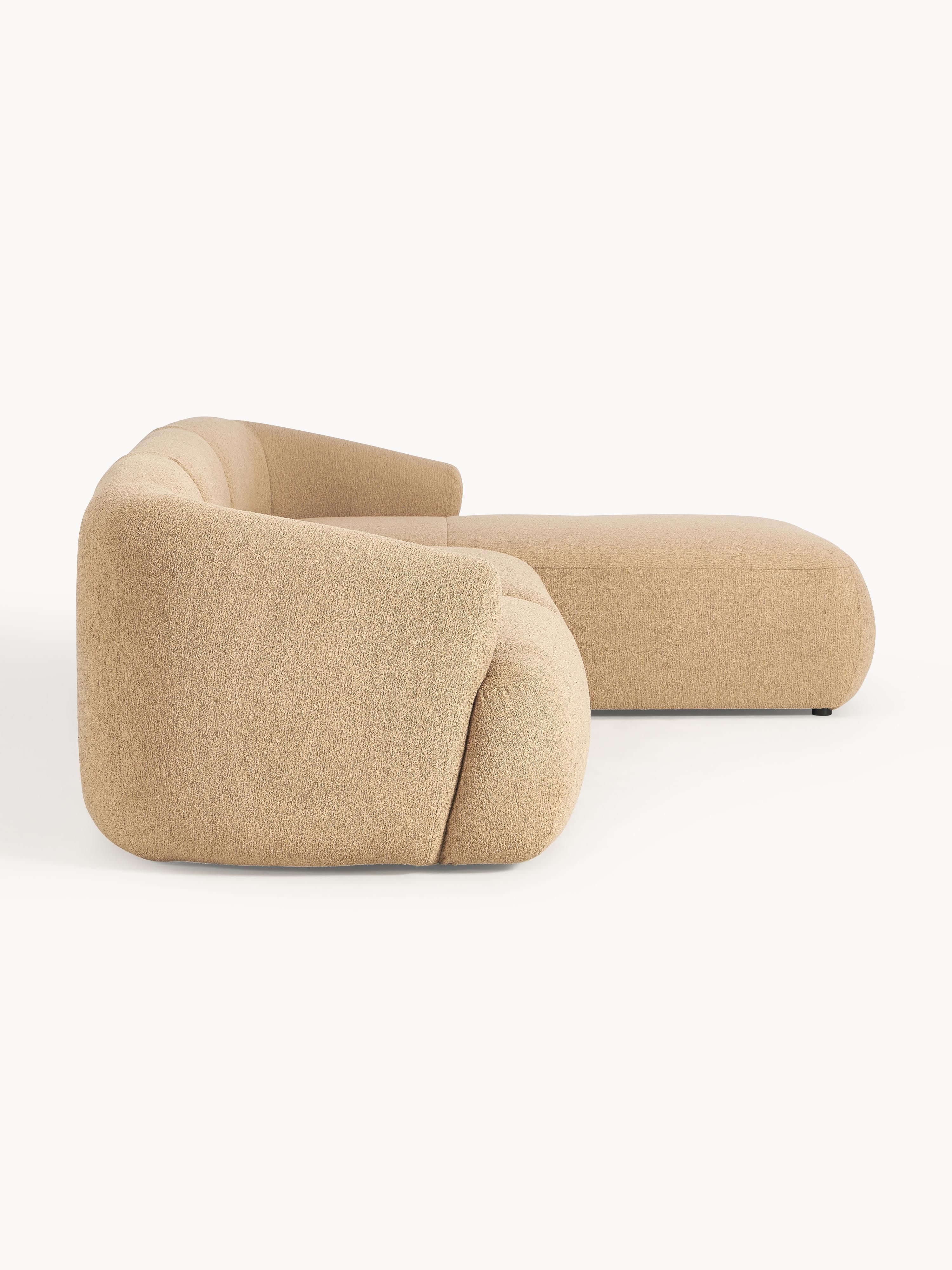 Modulaire bouclé hoekbank Sofia (3-zits)