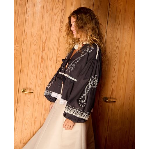Sissel Edelbo Lia Bluse, Asphalt