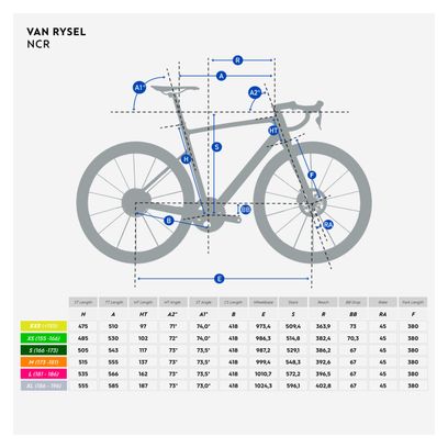 Vélo de Route Van Rysel NCR CF Shimano 105 12V 700mm Gris