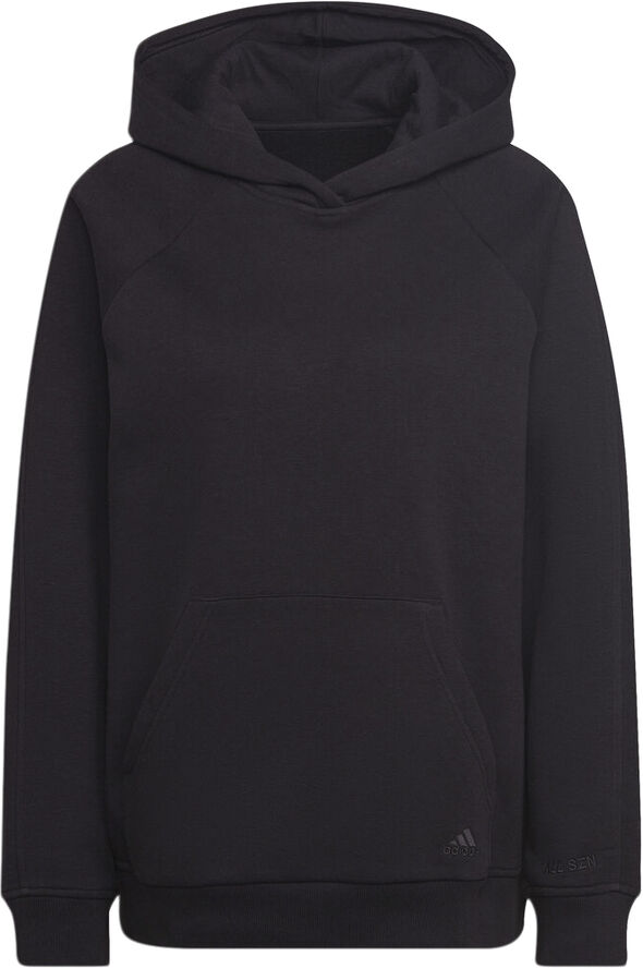 adidas ALL SZN Fleece Boyfriend hættetrøje Sort