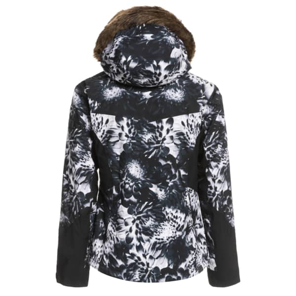 Veste de ski ROXY JET SKI PREMIUM JK TRUE BLACK FUTURE FLOWER
