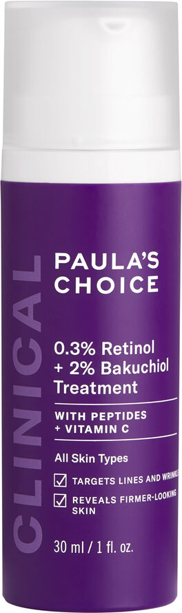 Paula's Choice Clinical 0. 3% retinol   2% Bakuchiol Treatment