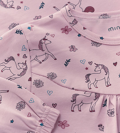 Minymo Natkjole - Dawn Pink m. Enhj?rninger