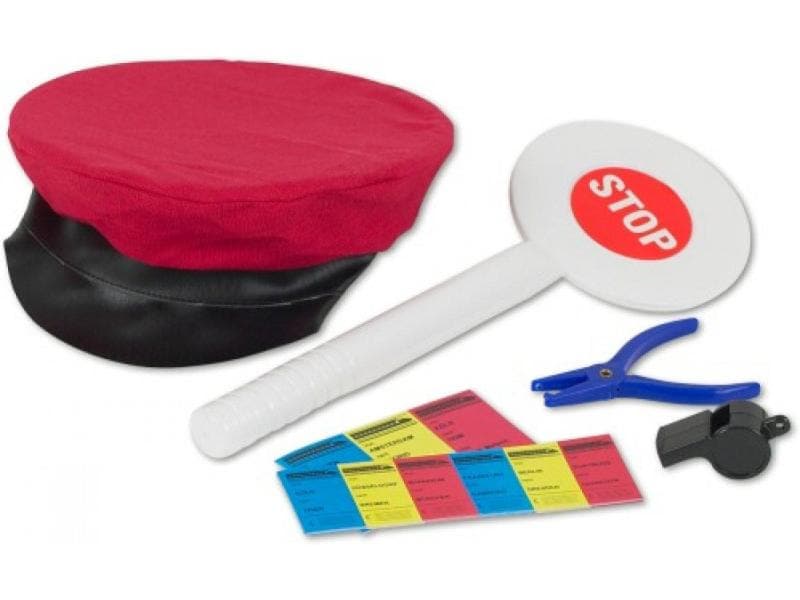 vedes Strassenverkehr Zugkontrolleur-Set 5-teiliges Spielset
