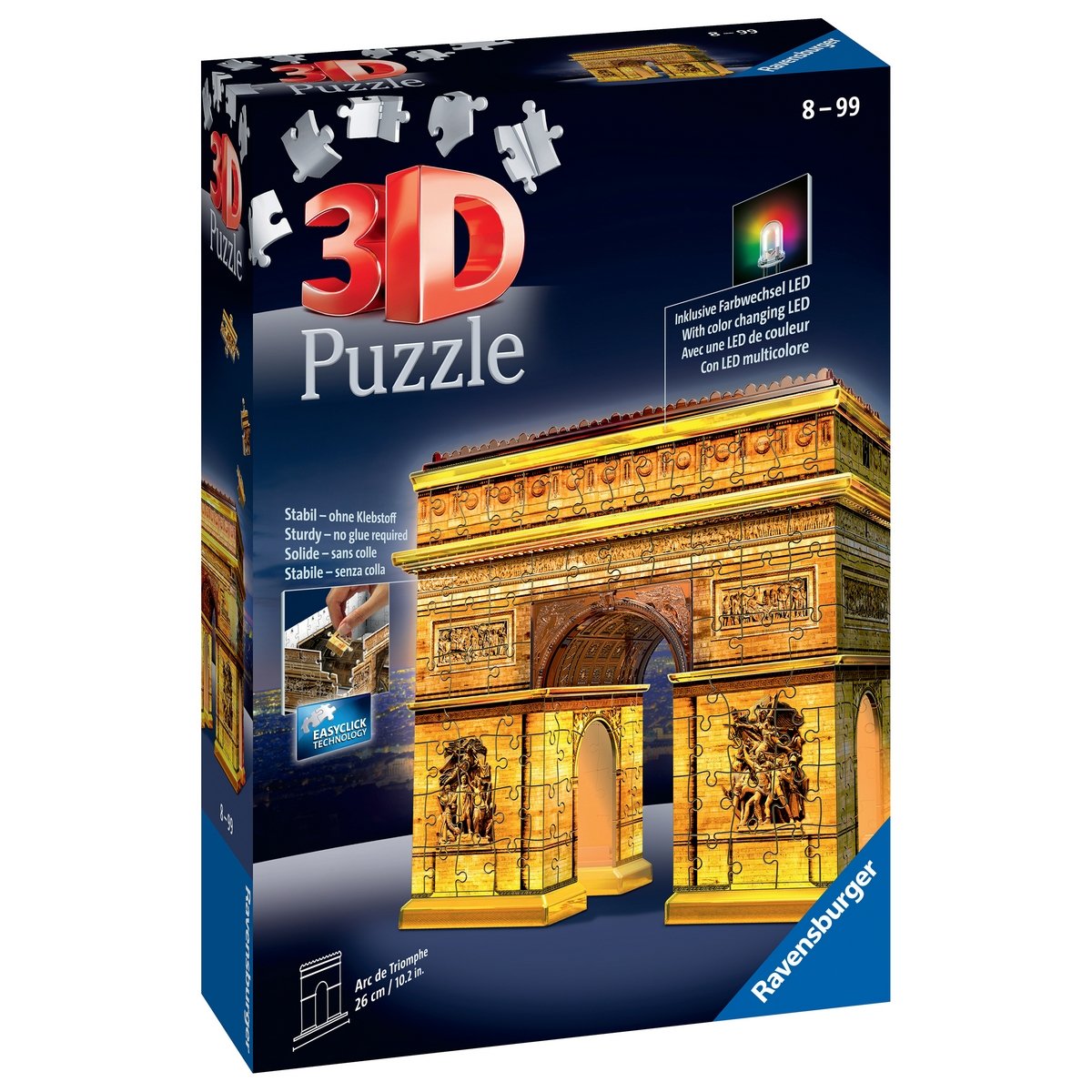 Puzzle 3D Arc de Triomphe - Night édition